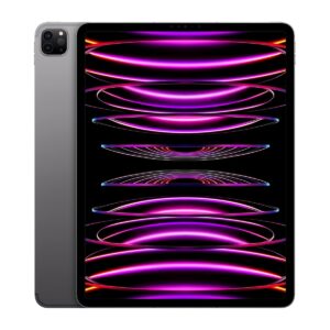 Apple 2022 iPad Pro, 12.9-inch, Wi-Fi + Cellular, 256GB, Space Gray (Renewed)
