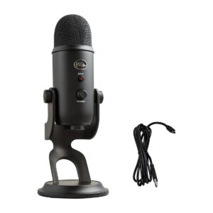 Logitech Creators Blue Yeti USB Microphone for PC, Mac, Gaming, Recording, Streaming, Podcasting, Studio and Computer Co