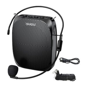SHIDU Voice Amplifier for Teachers Portable Microphone and Speaker