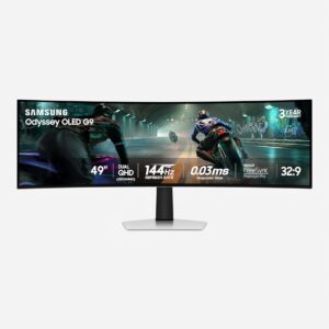 Samsung 49" Odyssey OLED G9 (G91SD) Dual QHD QD-OLED Curved Gaming Monitor