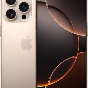 Apple iPhone 16 Pro, 256GB, Desert Titanium - Unlocked (Renewed)