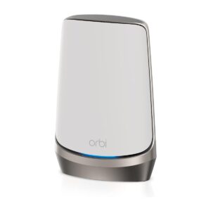 NETGEAR Orbi Quad-Band WiFi 6E Mesh Add-on Satellite (RBSE960) - Works with Orbi RBRE960, RBKE962, RBKE963, Security Fea