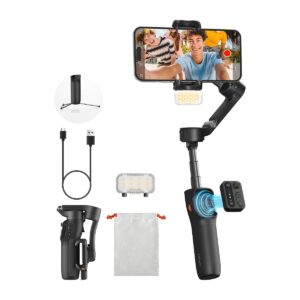 hohem iSteady X3 3-Axis Gimbal Stabilizer for iPhone & Android, Black