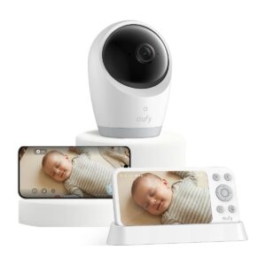 eufy Baby Monitor E21, 4K UHD Camera, 5" 720p Screen, No Wi-Fi