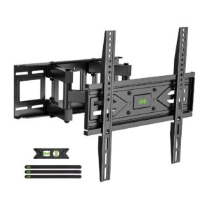 USX MOUNT Full Motion TV Wall Mount for Most 32-70 inch TVs up to 99 lbs, Wall Mount Bracket with Dual Articulating Arms