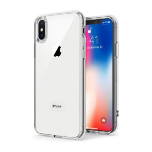 TENOC Phone Case Compatible with iPhone X & iPhone Xs, Clear Case Shockproof Protective Bumper Slim Cover for 5.8 Inch