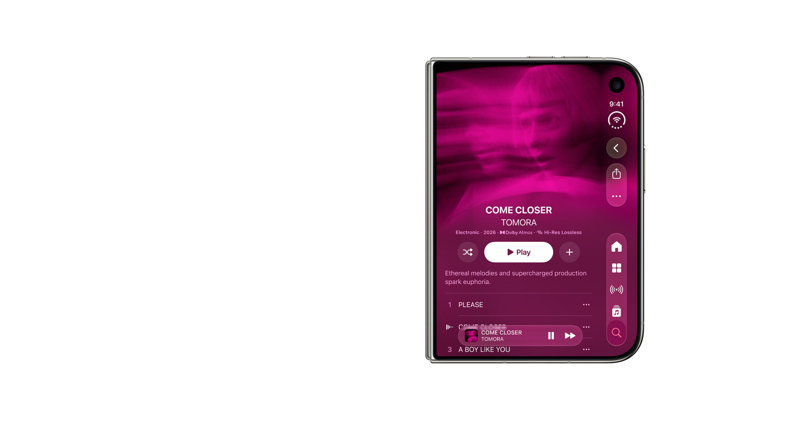 iPhone Duo cerrado, imagen oficial de Apple