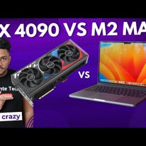 Macbook Pro M2 Max VS RTX 4090 Comparison