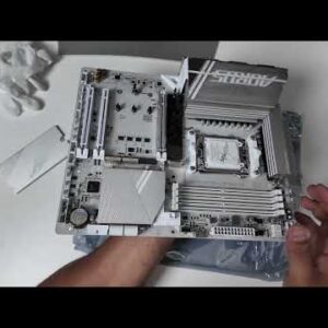 GIGABYTE X870 AORUS Elite WIFI7 ICE AMD AM5 UNBOXING.