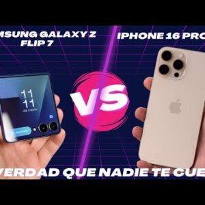 Galaxy Z Flip7 vs iPhone 16 Pro Max: Comparison (Duel of the GIANTS)