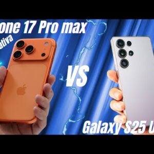 IPHONE 17 PRO MAX vs GALAXY S25 ULTRA Comparison: You Won't Believe Who Won.