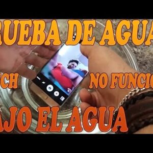Samsung galaxy S7 EDGE Prueba de agua