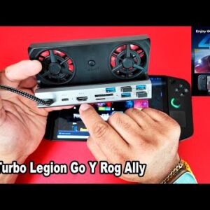 Lenovo Legion Go External Monitor 4K60Hz and 30W Turbo Charging Brutal Docking Station