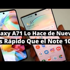 Samsung Galaxy A71 VS Samsung Galaxy Note 10+ Destroy the Note 10 in Speed You will not Believe it