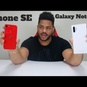 Iphone SE 2020 VS Samsung Galaxy Note 10+ Comparison You will not believe Which is Faster