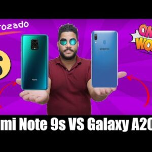 Xiaomi Redmi Note 9s VS Samsung Galaxy A20 Comparación