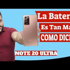 BATTERY IS BAD AS THEY SAY GALAXY NOTE 20 ULTRA
