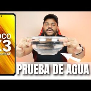 XIAOMI POCO X3 NFC WATER TEST
