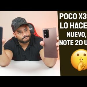 LITTLE X3 NFC VS GALAXY NOTE 20 ULTRA A COMPARISON WHERE THE PRICE IS WHO COMMANDS