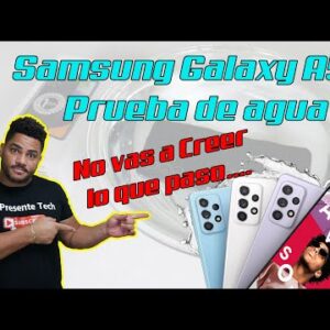 Samsung Galaxy A52 Waterproof You will not believe what happened ....