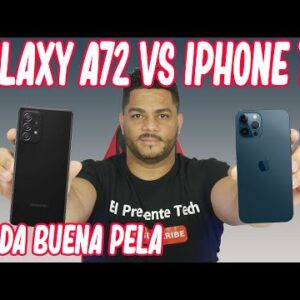 GALAXY A72 VS IPHONE 12 PRO MAX GIVE THIS IPHONE A GOOD FIGHT