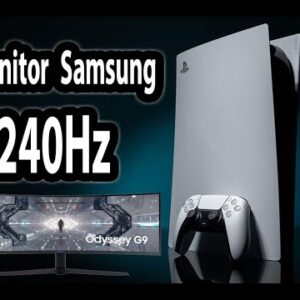 PS5 Playing Monitor 240HZ Samsung Unexpected Results