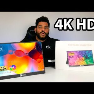 4K Portable Monitor With HDR FreeSync Arzopa Perfect For PS5 And PC
