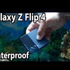 Galaxy Z Flip 4 Water Test