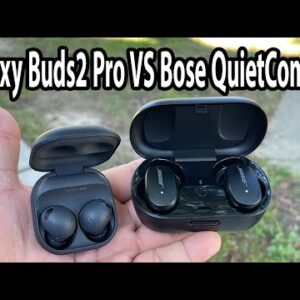 Galaxy Buds2 Pro vs Bose quietcomfort comparison