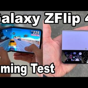 Samsung Galaxy Z Flip 4 Games And Battery Overall Performance