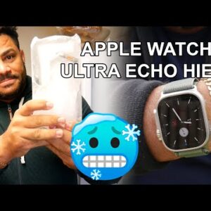 Apple Watch Ultra frozen to death