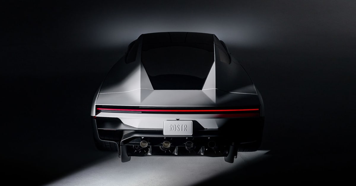 Tesla Roadster, vista trasera