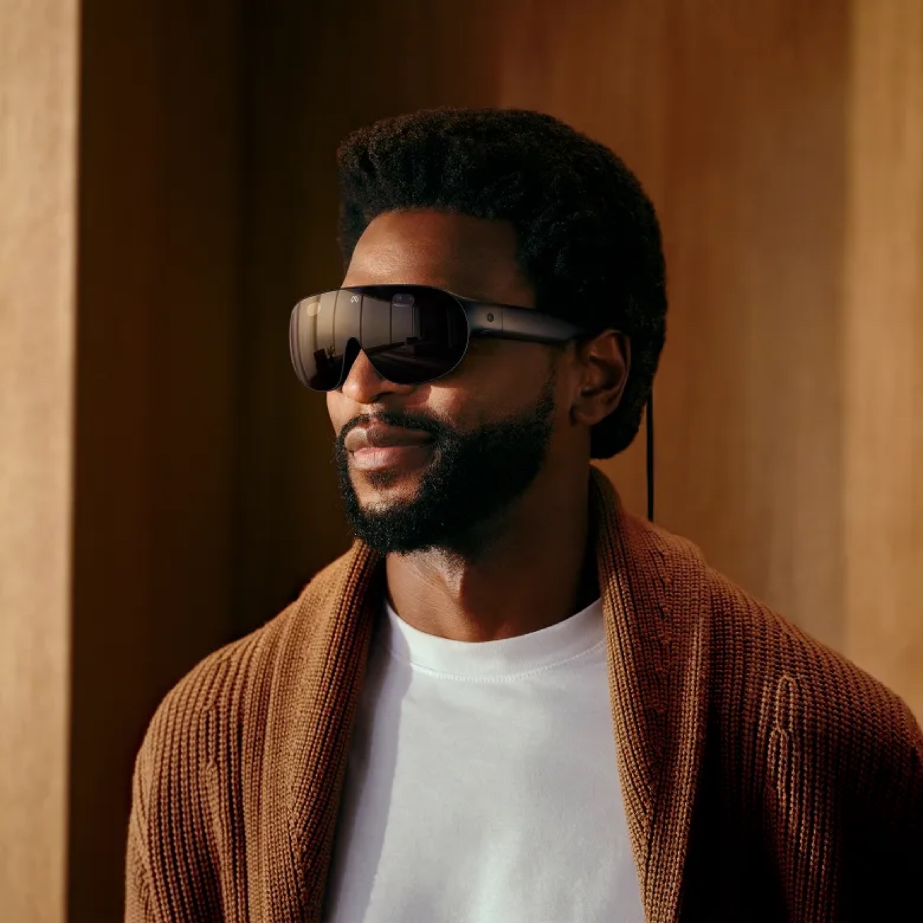 Persona usando las Meta VR Glasses