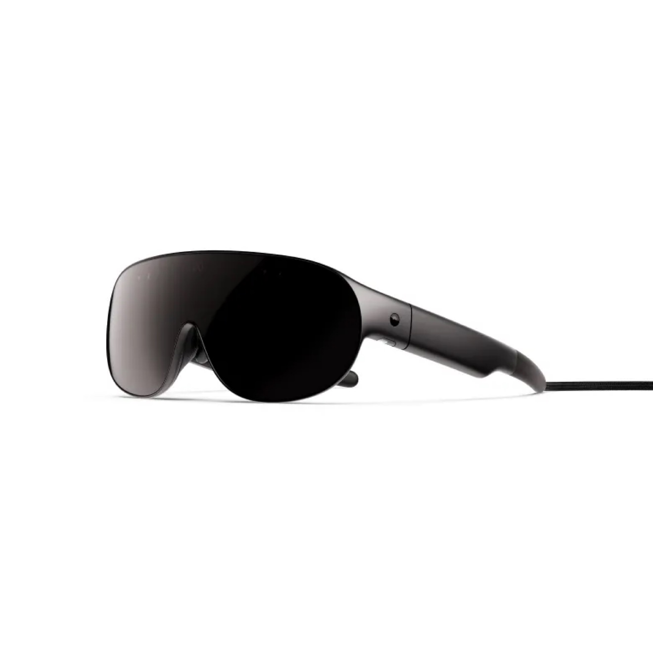 Meta VR Glasses, lateral con cable óptico