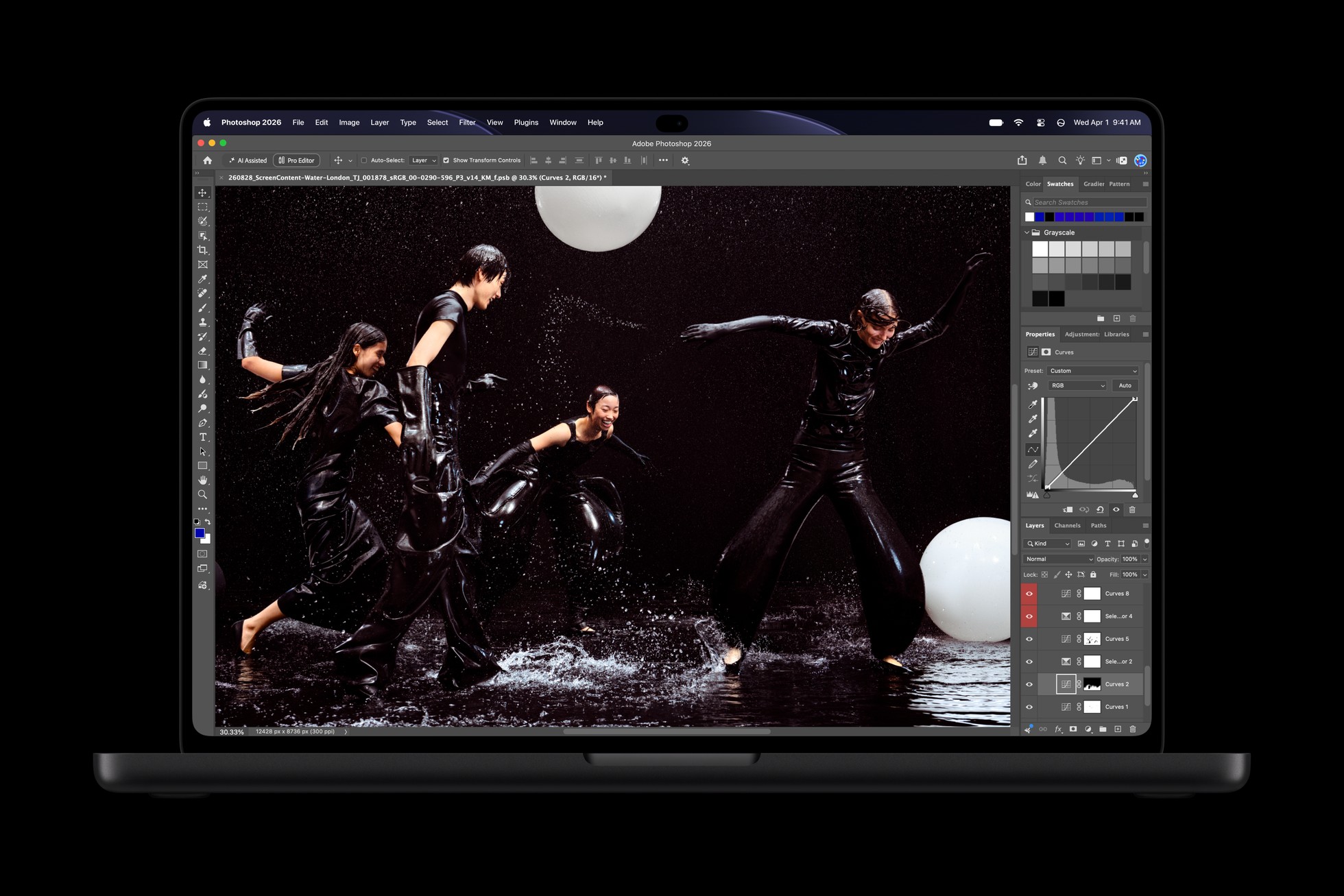 Edición táctil en la MacBook Pro